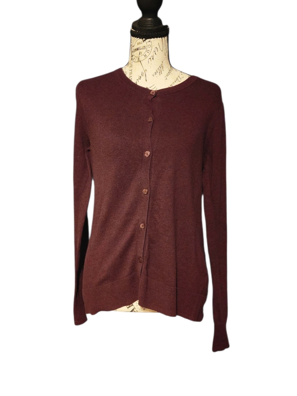 Old Navy Burgundy Cardigan, Medium Tall